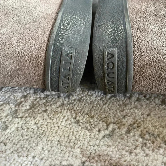 Aquatalia Claire Wedge Suede Leather Ankle Booties Waterproof Made in Italy: 9 - Picture 6 of 13